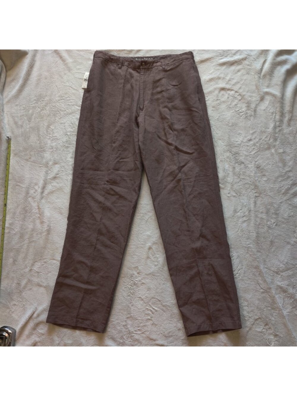 Deadstock 90s vintage 100% Irish Linen Banana Republic pants